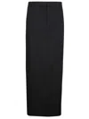Iro Isice Wool-blend Twill Maxi Skirt In Black