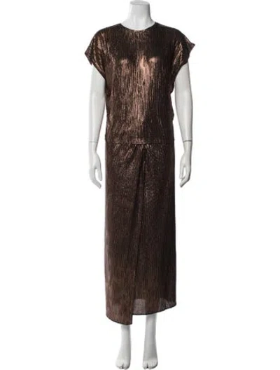 Pre-owned Iro Skirt Set In Brown