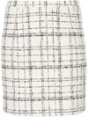 Iro Zuriel Tweed Mini Skirt In Beige