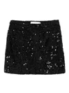 Iro A-line Shape Sequin Embellishment Mini Length In Black