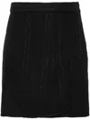 Iro Knitted Mini Skirt In Black