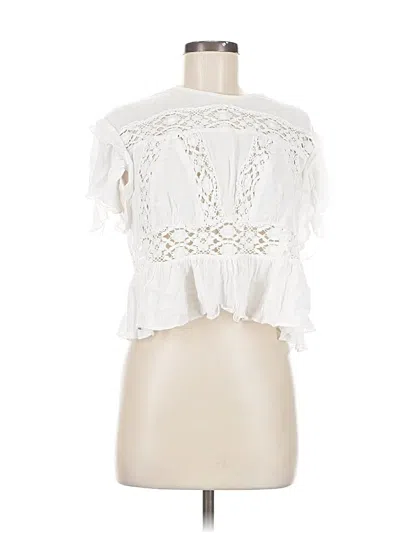 Pre-owned Iro Sleeveless Blouse In White