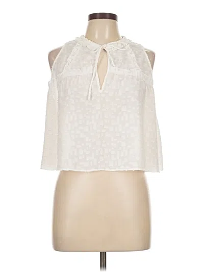 Pre-owned Iro Sleeveless Blouse In White