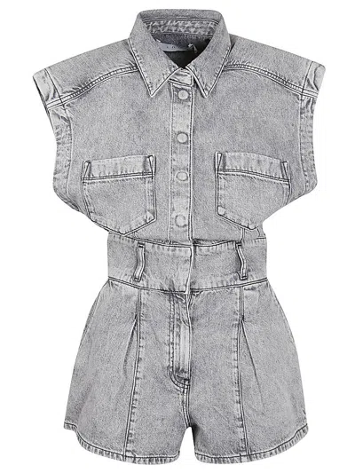 IRO SLEEVELESS DENIM SUIT