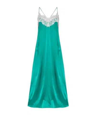 Iro Sleeveless Dress In Green