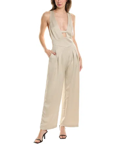 Iro Sleeveless Jumpsuit In Beige