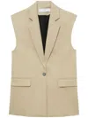 Iro Sleeveless Tailored Jacket In Neutrals