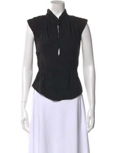 Pre-owned Iro Sleeveless Top In Black