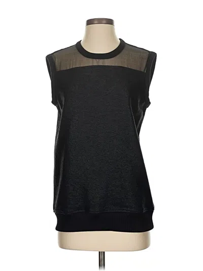 Pre-owned Iro Sleeveless Top Black Crew Neck Tops