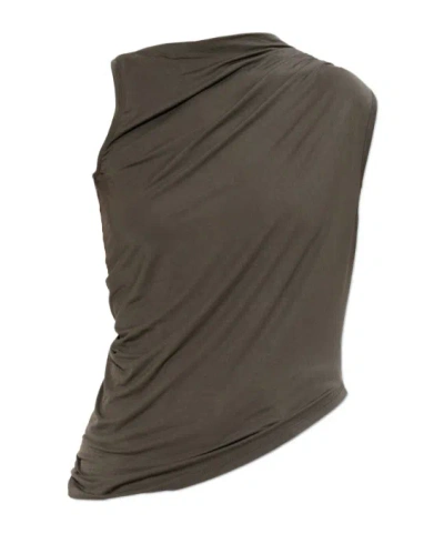 Iro Sleeveless Top In Brown