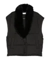 Iro Sleeveless Vest In Black