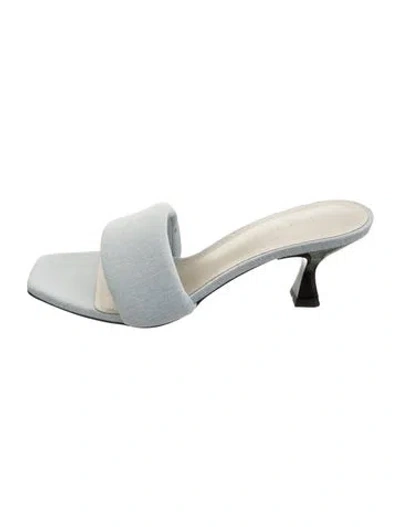Pre-owned Iro Slides In Silver