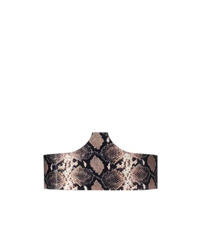 Iro Snake Print Belt