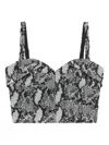 Iro Snake-print Corset Top