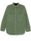 Iro Solaria Jacket Forest Green In Green