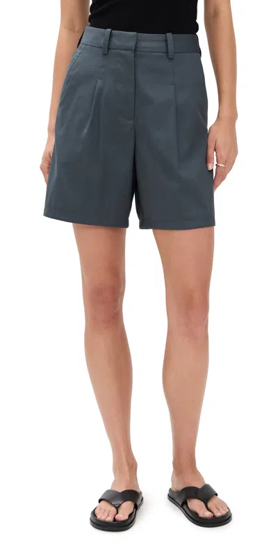Iro Solenne Shorts Charcoal In Gray