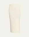Iro Sora Strapless Cashmere-blend Midi Dress In Ecru