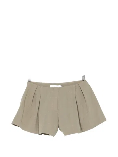 Iro Souty Pleated Shorts In Gray