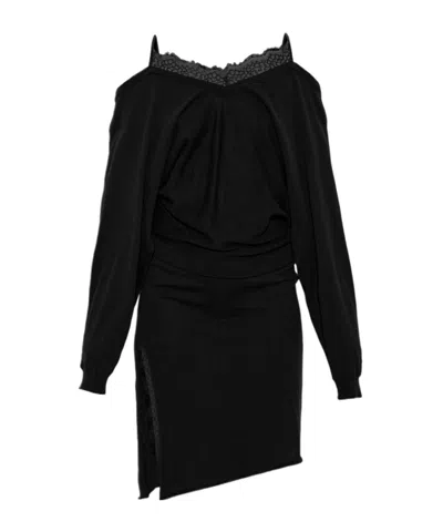 Iro Incante Asymmetric Dress In Black