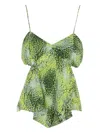 Iro Fluid Top With Vibrant Bubble Print