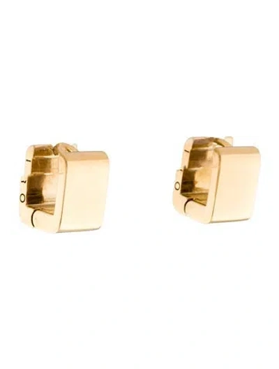 Pre-owned Iro Square Huggie Earrings In Multi