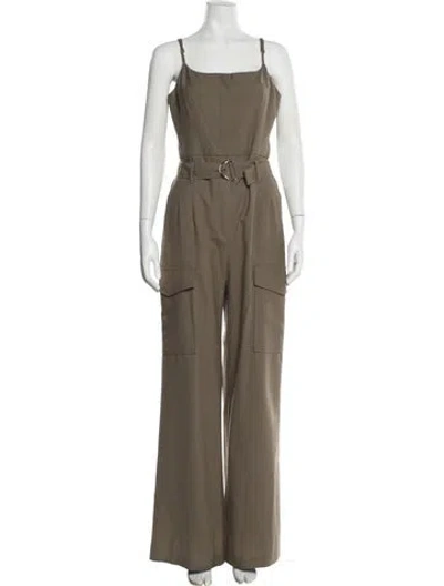 Pre-owned Iro Square Neckline Jumpsuit In Green