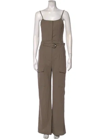 Pre-owned Iro Square Neckline Jumpsuit In Neutrals