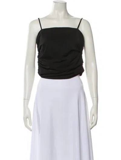 Pre-owned Iro Square Neckline Sleeveless Crop Top In Neutral