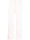 Iro Straight-leg Cropped Jeans In Rosa