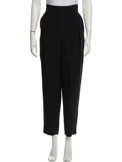 Pre-owned Iro Straight Leg Pants In Black