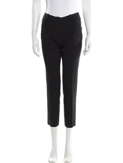 Pre-owned Iro Straight Leg Pants In Black