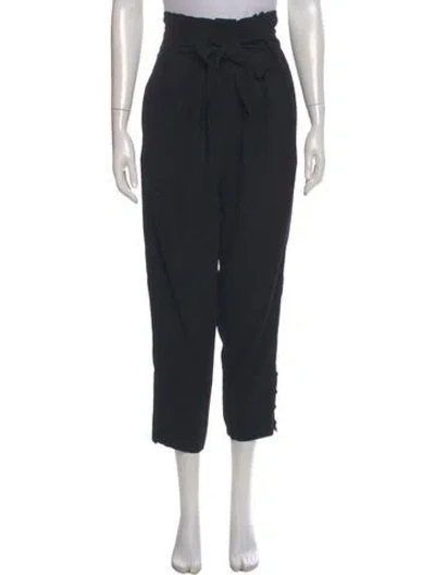 Pre-owned Iro Straight Leg Pants In Black