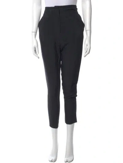 Pre-owned Iro Straight Leg Pants In Black