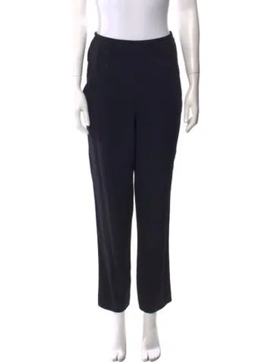 Pre-owned Iro Straight Leg Pants In Black