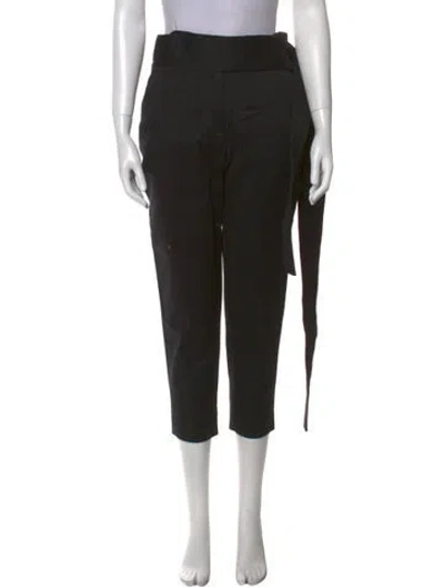 Pre-owned Iro Straight Leg Pants In Black