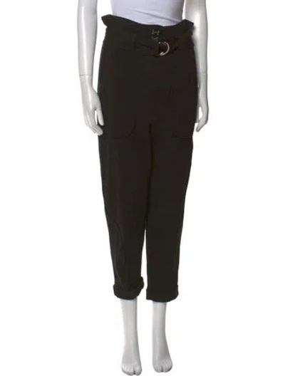 Pre-owned Iro Straight Leg Pants In Black