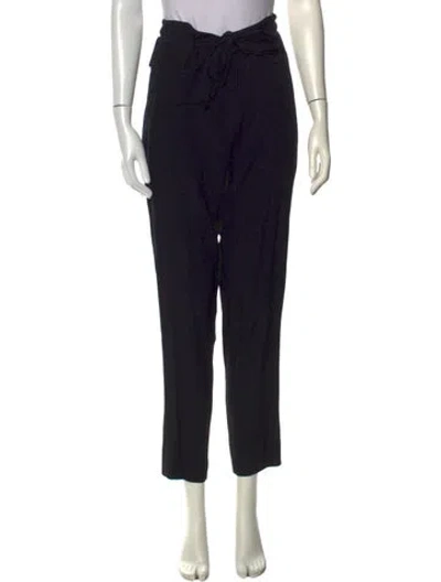 Pre-owned Iro Straight Leg Pants In Black