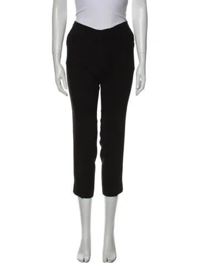 Pre-owned Iro Straight Leg Pants In Black