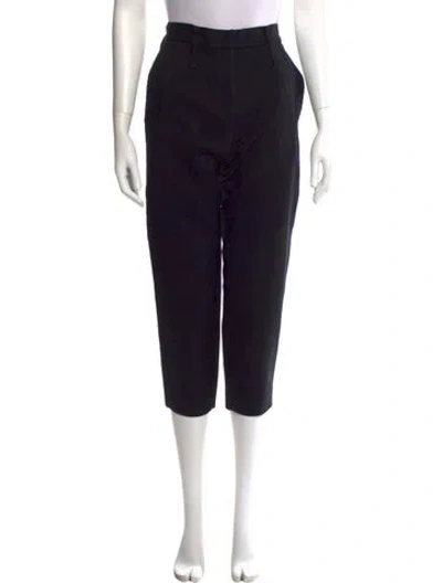 Pre-owned Iro Straight Leg Pants In Black