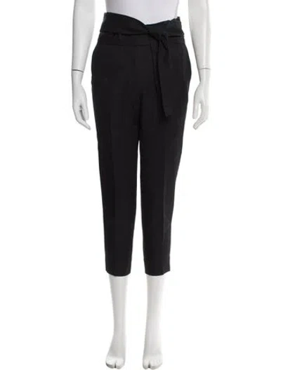 Pre-owned Iro Straight Leg Pants In Black