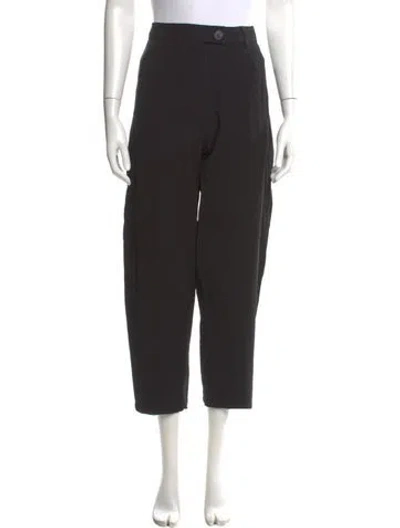 Pre-owned Iro Straight Leg Pants In Black