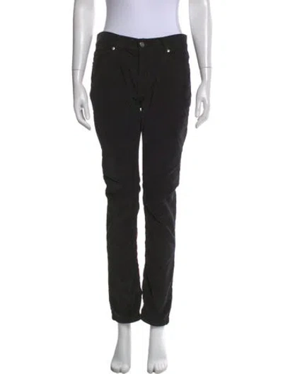 Pre-owned Iro Straight Leg Pants In Black