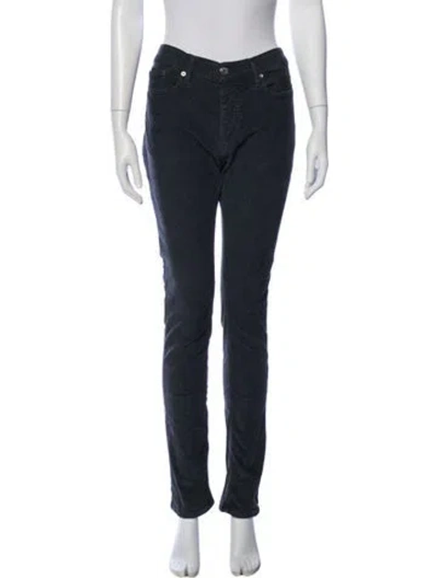 Pre-owned Iro Straight Leg Pants In Black