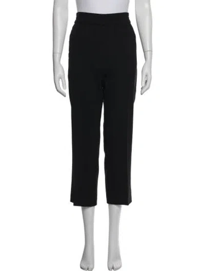 Pre-owned Iro Straight Leg Pants In Black