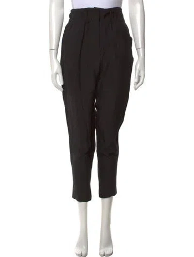 Pre-owned Iro Straight Leg Pants In Black