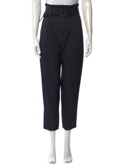 Pre-owned Iro Straight Leg Pants In Black