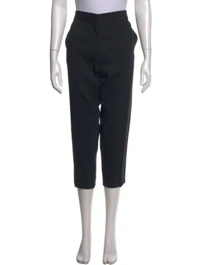Pre-owned Iro Straight Leg Pants In Black