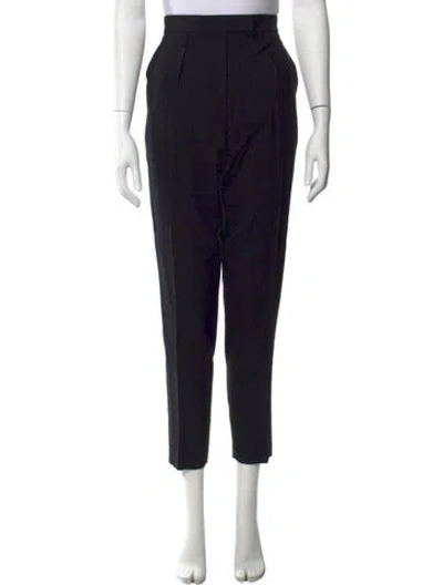 Pre-owned Iro Straight Leg Pants In Black