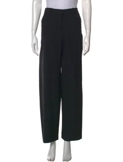 Pre-owned Iro Straight Leg Pants In Black