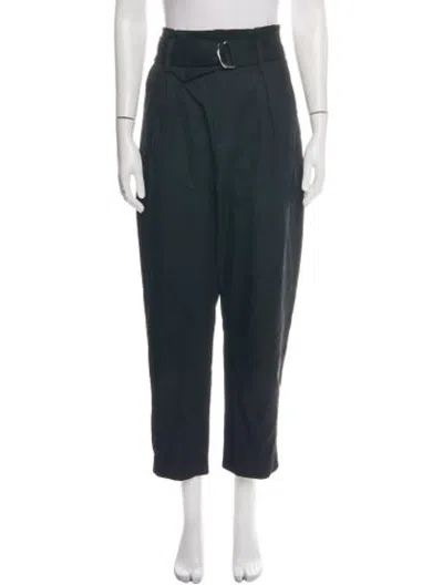 Pre-owned Iro Straight Leg Pants In Black